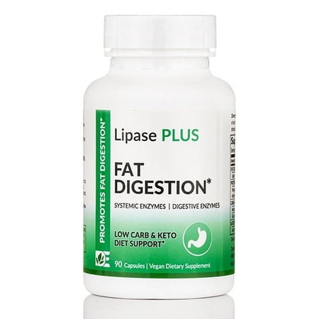 Lipase Plus (Extra Strength) - Fat Digestion - 90 Capsules by Dynamic Enzymes