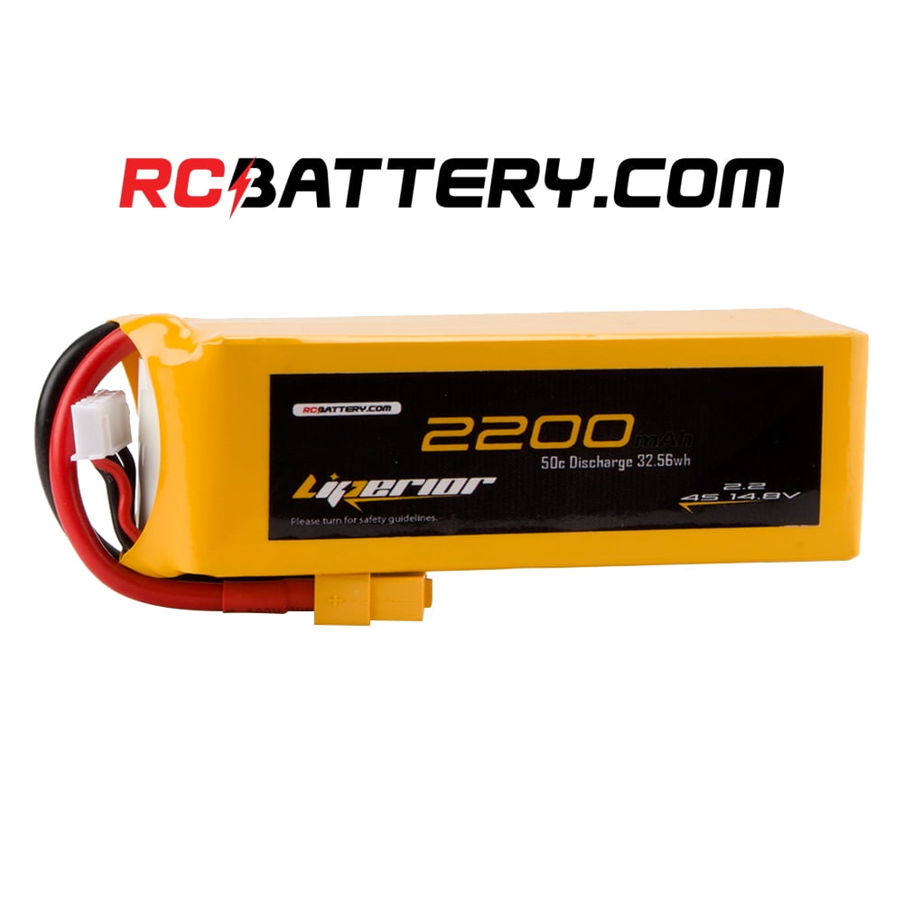 SUPULSE - Batería Lipo 4S de 14.8 V 2200 mAh RC Funda suave 50C con enchufe XT60 enchufe T para SUPULSE - Batería Lipo 4S de 14.8 V 2200 mAh RC Funda suave 50C con enchufe XT60 enchufe T para