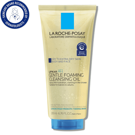 La Roche-Posay Lipikar AP+ Gentle Foaming Cleansing Oil, 6.76 fl oz