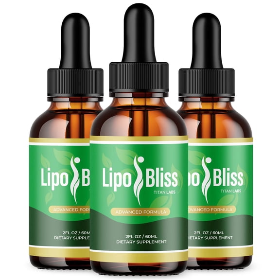 Lipo Bliss Advanced Formula Drops to Support Active Lifestyle LipoBliss 90 Servings
