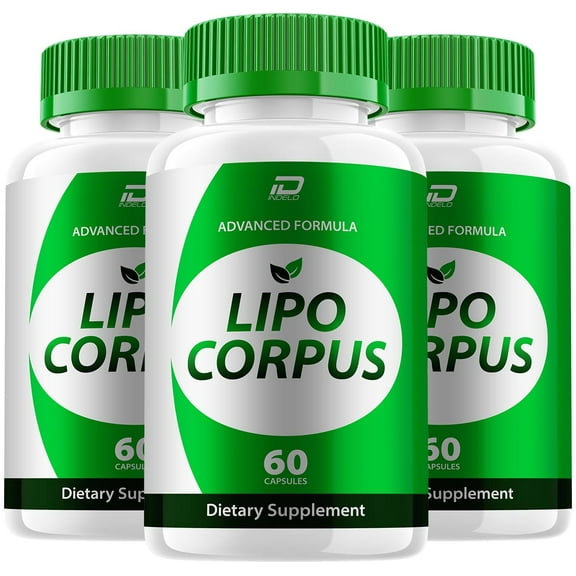 Lipo Corpus Keto Capsules LipoCorpus Pills Advanced Formula, Maximum Strength, 3 Pack, 180 Capsules