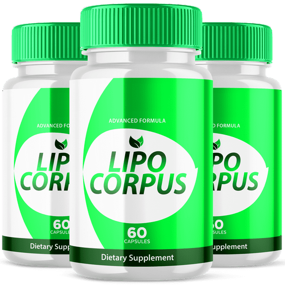 Lipo Corpus Pills Advanced Fitness and Energy Support Supplement All Natural Lipocorpus 180 Capsules