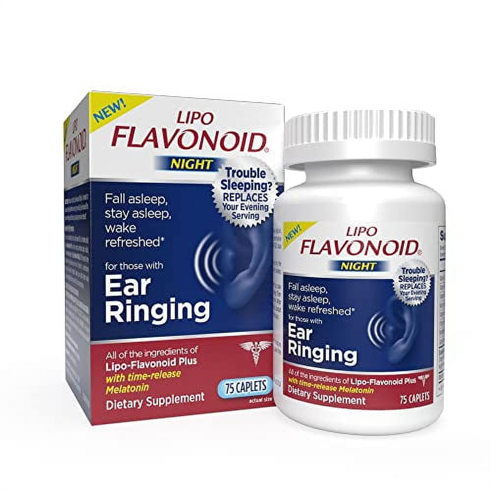 Lipo-Flavonoid Plus Ear Health Supplement, 75 Ct - Walmart.com