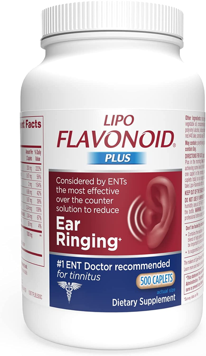 LipoFlavonoid Plus, Tinnitus Relief for Ringing Ears, OTC Flavonoid