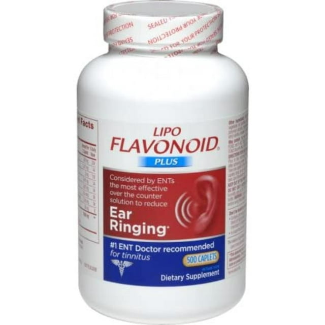 Lipo Flavonoid Brand Unique Ear Health Vitamins, 500 Caplets UPC