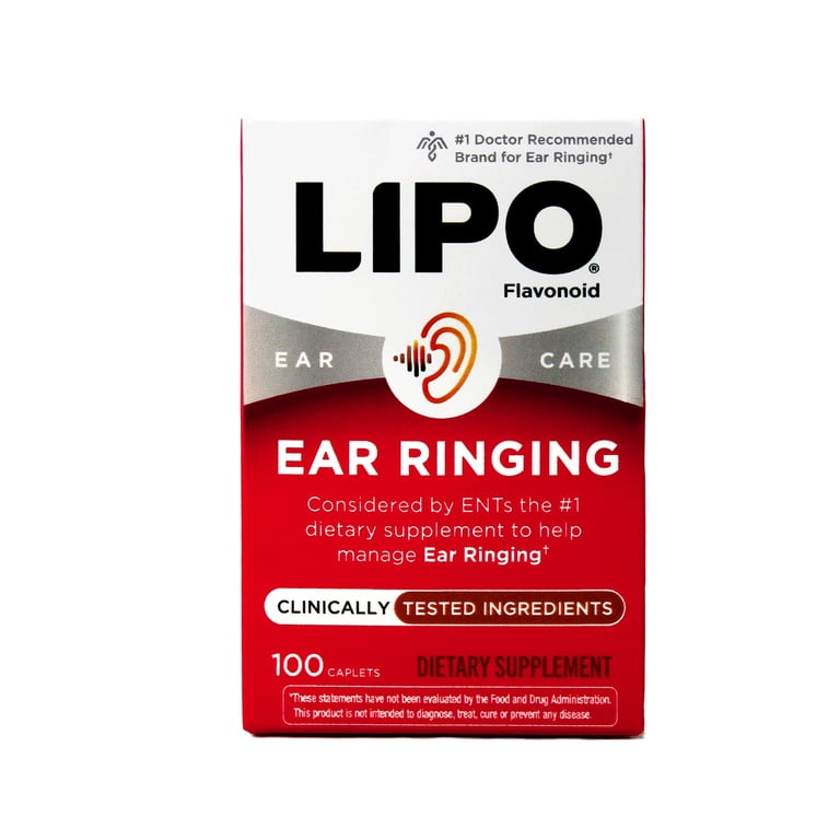 glutathione ear ringing Lipo Flavonoid Tinnitus Relief Supplement, Natural Bioflavonoids, 100 Caplets 🥇 PRP & Stem Cell