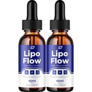 Lipo Flow Liquid Drops   LipoFlow Natural Blend Healthy Organic Support, 2 Pack, 2 Month Supply