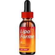 Lipo Forme Liquid Drops   LipoForme Natural Blend Healthy Organic Support, 1 Pack, 1 Month Supply