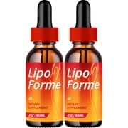Lipo Forme Liquid Drops   LipoForme Natural Blend Healthy Organic Support, 2 Pack, 2 Month Supply