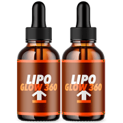 Lipo Glow 360 Drops Advanced Formula Liquid Suppplement Lipoglow Natural Formula 60 Servings