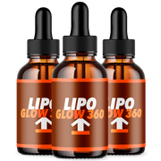 Lipo Glow 360 Drops Advanced Formula Liquid Suppplement Lipoglow Natural Formula 90 Servings