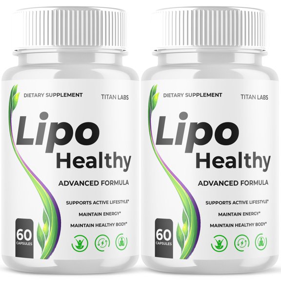 Lipo Healthy Advanced Formula Pills Supporting Your Active Lifesyle Naturally LipoHealthy 120 Capsules