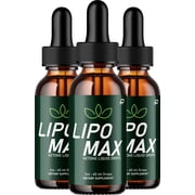 Lipo Max   LipoMax Extra Strength All Natural Healthy Organic Support, 3 Pack, 3 Month Supply