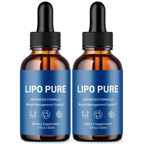 Lipo Pure Advanced Formula Drops Supporting Your Active Lifesyle Naturally LipoPure 60 Servings
