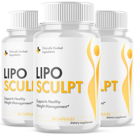 Lipo Sculpt Advanced Formula Pills Supporting Energy and Healthy Lifestyle LipoSculpt 180 Capsules