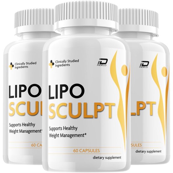 Lipo Sculpt Keto Capsules LipoSculpt Advanced Formula, Maximum Strength, 3 Pack, 180 Capsules