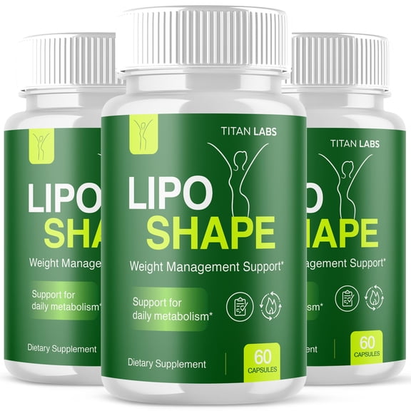 Lipo Shape Advanced Formula Pills Supporting Your Active Lifesyle Naturally LipoShape 180 Capsules