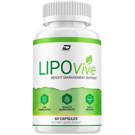Lipo Vive Keto Capsules - LipoVive Advanced Formula, Lipo Vive Keto Pills Maximum Strength, 1 Pack, 60 Capsules