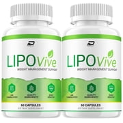 Lipo Vive Keto Capsules - LipoVive Advanced Formula, Lipo Vive Keto Pills Maximum Strength, 2 Pack, 120 Capsules