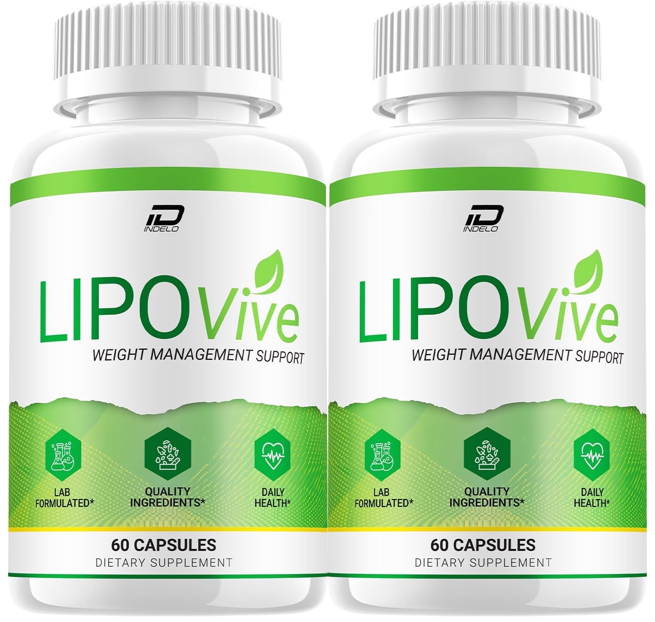 Lipozem Advanced Dietary Pills – 2 Pack, 120 Capsules For Weight Loss & Gut Support