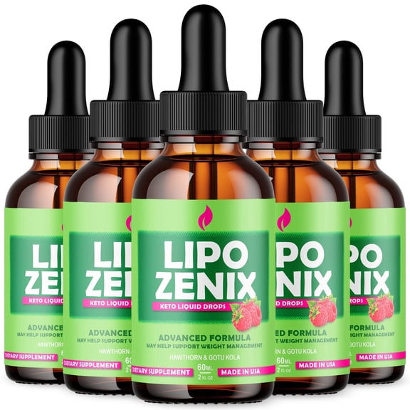Lipo Zenix Advanced Formula Drops Supporting Your Active Lifesyle Naturally LipoZenix 150 Servings