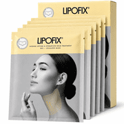 LipoFix. Tighten & Lift Advanced Collagen Neck Mask, Improves Crepey skin & Fine Lines 5Pc