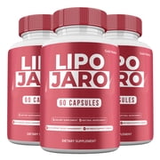 LipoJaro Capsules, Maximum Strength All Natural Formula, 60 Capsules per Bottle 3 Pack