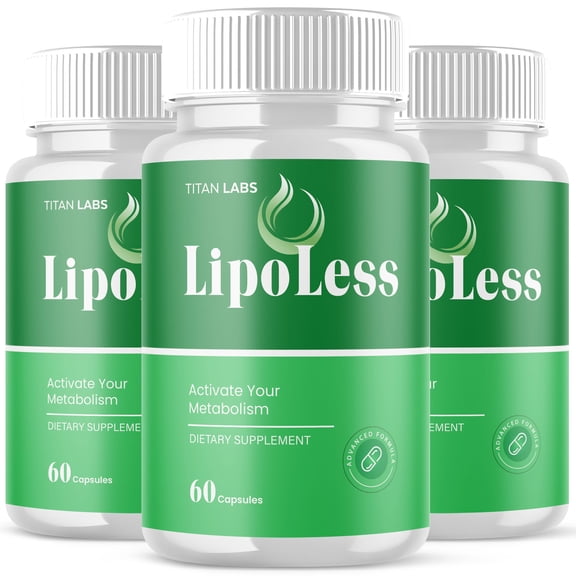 LipoLess Advanced Formula Pills Supporting Your Active Lifesyle Naturally Lipo Less 180 Capsules
