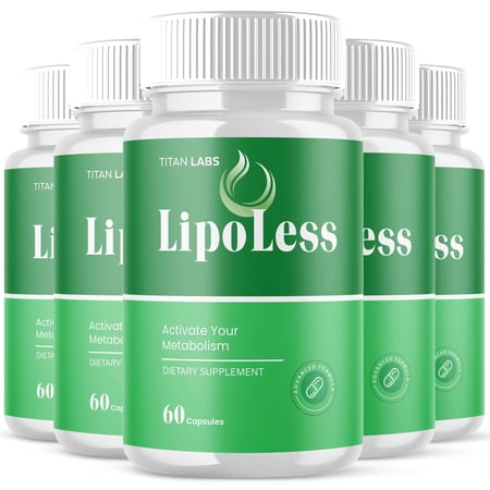 LipoLess Advanced Formula Pills Supporting Your Active Lifesyle Naturally Lipo Less 300 Capsules