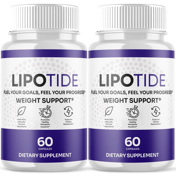 LipoTide Advanced Formula Pills Supporting Energy and Healthy Lifestyle Lipo Tide 120 Capsules