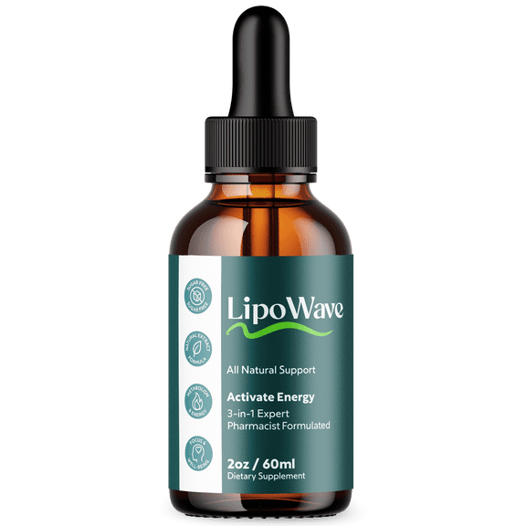 LipoWave Advanced Formula Drops Supporting Your Active Lifesyle Naturally Lipo Wave 30 Servings