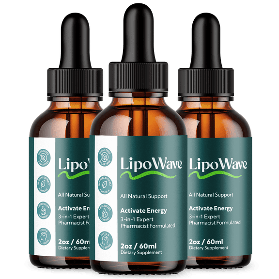 LipoWave Advanced Formula Drops Supporting Your Active Lifesyle Naturally Lipo Wave 90 Servings