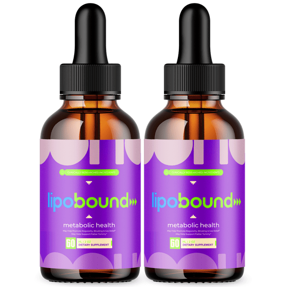 Lipobound Drops Advanced Formula Liquid Fitness Support 60 Servings