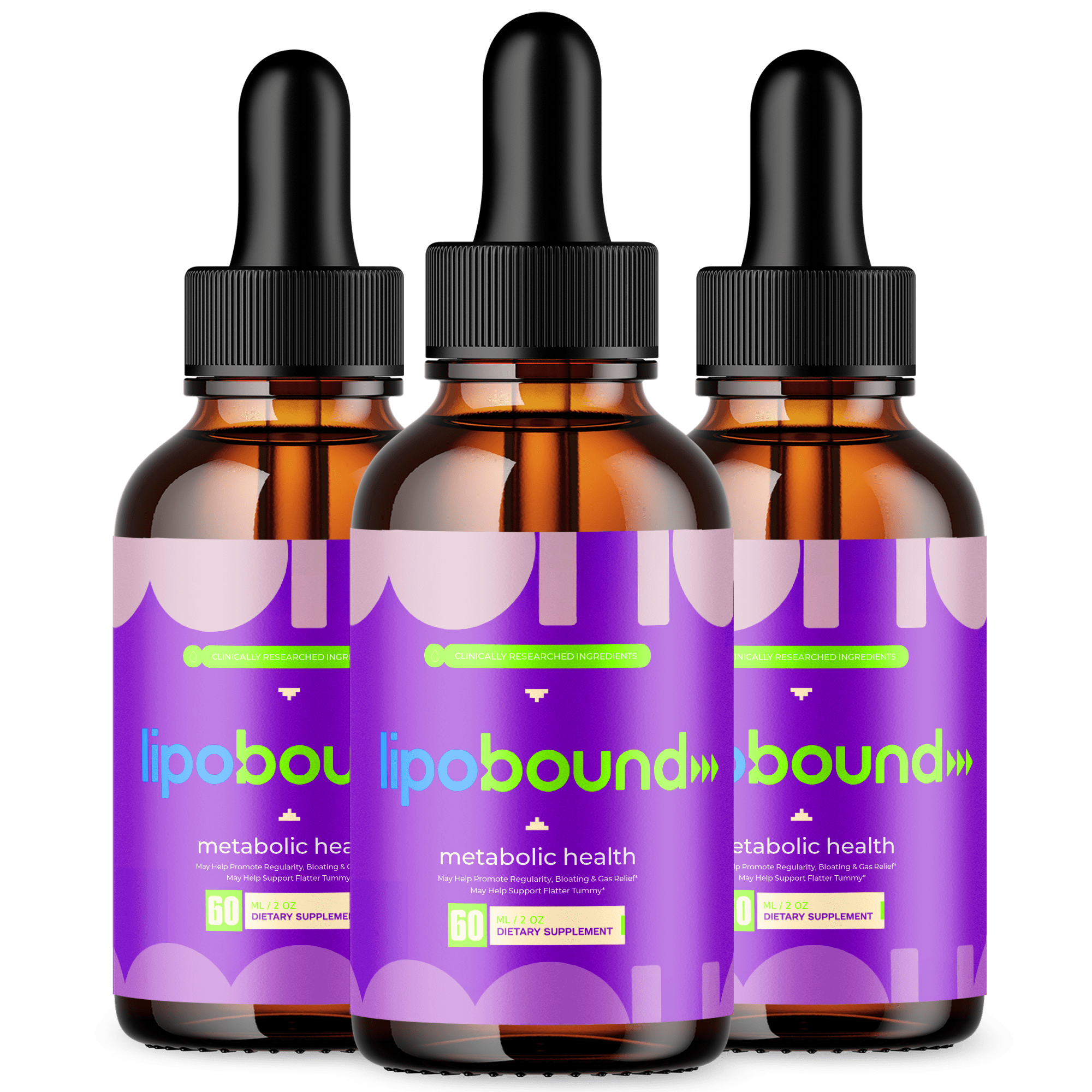 Lipobound Drops Advanced Formula Liquid Fitness Support 90 Servings