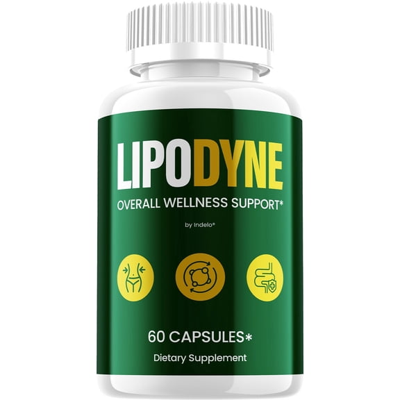 Lipodyne Advanced Capsule Formula Supplement Pills 1000MG for Daily Health & Wellness Support (60 Capsules)