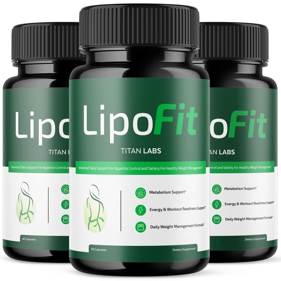 Lipofit Advanced Formula Pills Supporting Your Active Lifesyle Naturally Lipo Fit 180 Capsules