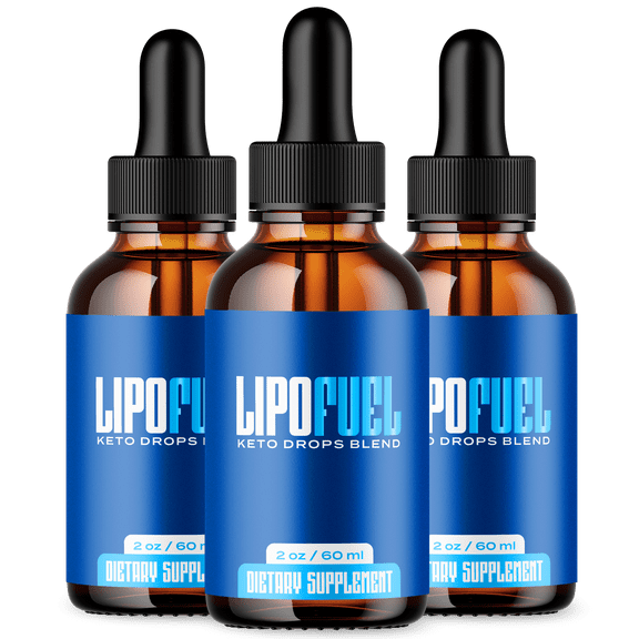 Lipofuel Drops Advanced Formula Supplement Natural Daily Vitamin 90 Servings