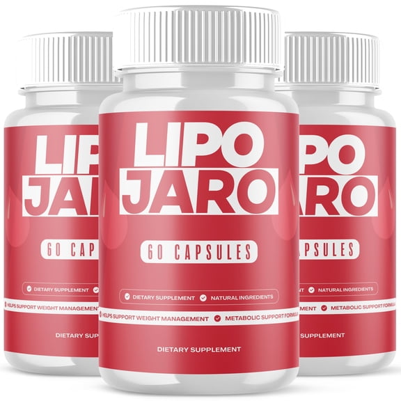 Lipojaro Pills Advanced Formula Supplement to Support Digestion and Fitness 180 Capsules