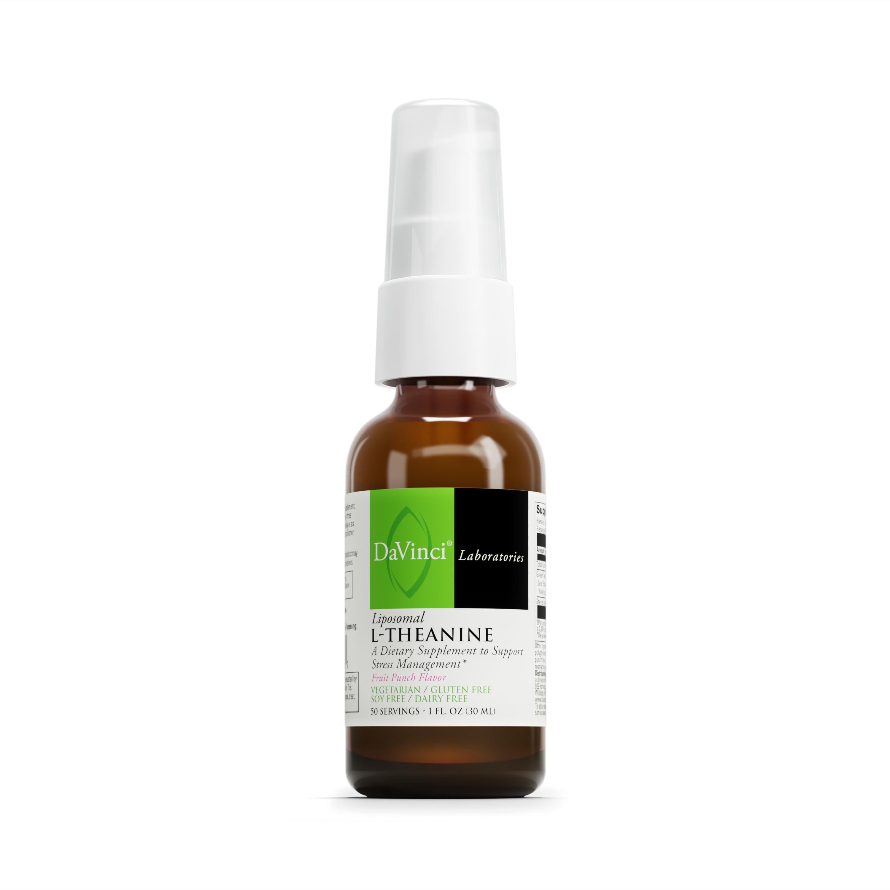 DaVinci Labs Liposomal L-Theanine - Support Brain Health & Sleep* - 50 Servings - 30 ml