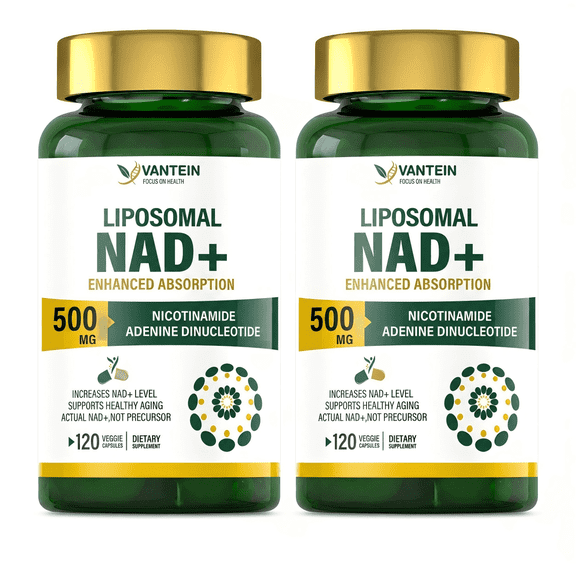 Liposomal NAD+ Supplement, NAD+ 500mg with TMG 250 mg for Ultra Max Enhanced Absorption, Promotes Anti-Aging, Energy and DNA Repair, Brain Function - 240 Capsules