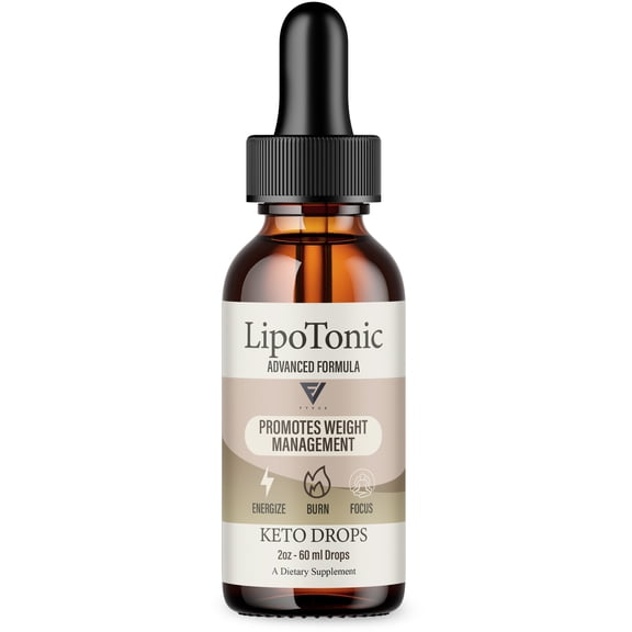 Lipotonic Drops Weight Management , Lipo tonic Supplement (2oz)