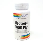 Lipotropic 1000 Plus By Solaray - 100 Capsules