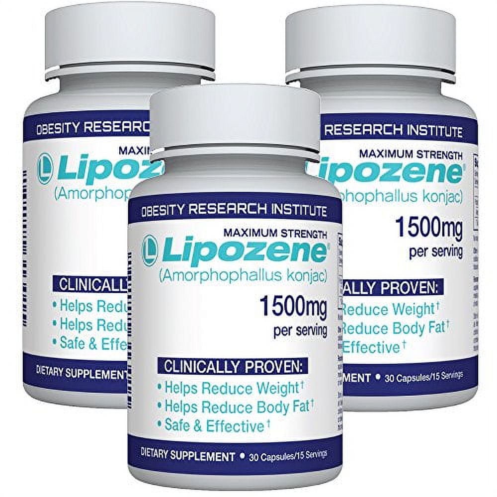 Lipozene Diet Pills Weight Loss Supplement Appetite Suppressant and