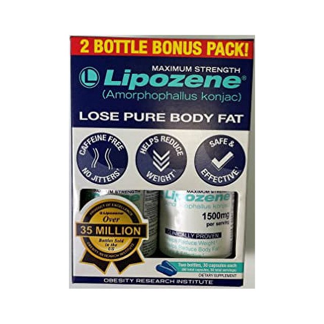Lipozene Diet Pills Weight Loss Supplement Appetite Suppressant and