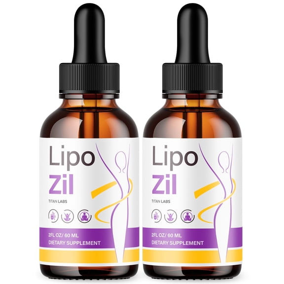 Lipozil Advanced Formula Drops to Support Active Lifestyle Lipo Zil 60 Servings