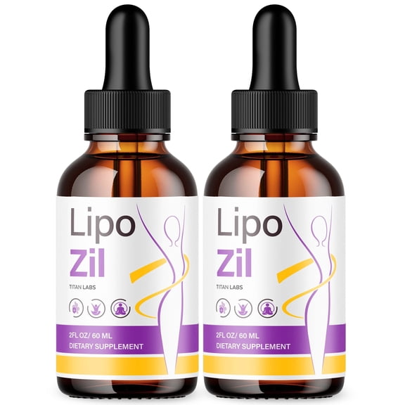 Lipozil Advanced Formula Drops to Support Active Lifestyle Lipo Zil 60 Servings