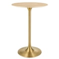 thumbnail image 1 of Lippa 28" Round Natural Wood Grain Bar Table, 1 of 6