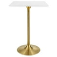 thumbnail image 1 of Lippa 28" Square Wood Top Bar Table, 1 of 6