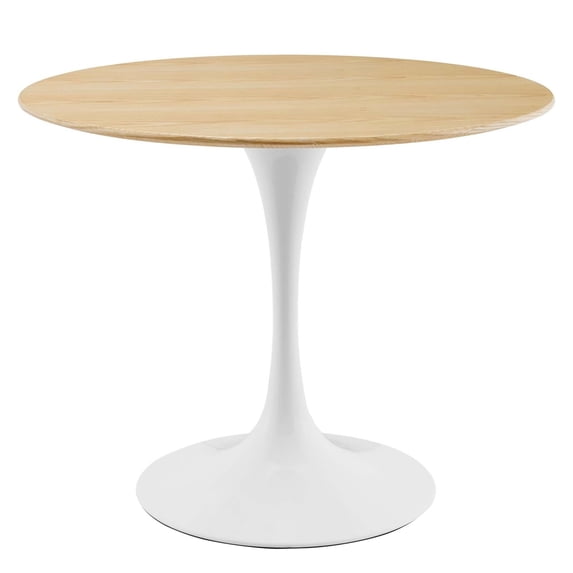 Lippa 36" Dining Table White Natural