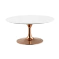 thumbnail image 1 of Modway Lippa 36" Wood Coffee Table - Rose White EEI-3253-ROS-WHI, 1 of 4
